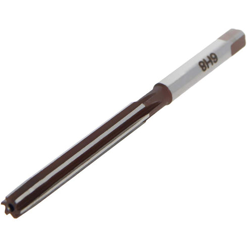Utoolmart Hand Reamer, 6mm Alloy Tool Steel H8, 6 Straight Flutes, 9Crsi Hand Milling Cutter Tool, 1pcs