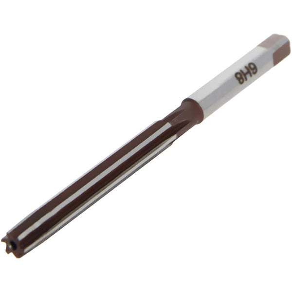 Utoolmart Hand Reamer, 6mm Alloy Tool Steel H8, 6 Straight Flutes, 9Crsi Hand Milling Cutter Tool, 1pcs