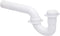 EZ-FLO 1-1/4 Inch P-Trap, White Polypropylene for Tubular Drain Applications, 35374