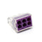 50pcs 6 Port Push-in Electrical Wire Connector, PCT-106 for 18-12 AWG Solid Stranded Wires