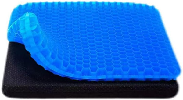 Mergct Upgraded Gel Cushion: Oversized, Thickened Honeycomb-Pattemed Silicone Pregnancy Chair Pad forOffice, Classroom,