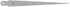 Zetiling 1-15mm Taper, Taper Gage, Stainless Steel Taper Welding Test Miniature Accurate Figures Welding Test