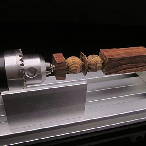 Jinegelela Professional mini Lathe Machine, Lathe Tools Woodworking Machine, Lathe Beads Polisher, CNC DIY Woodworking