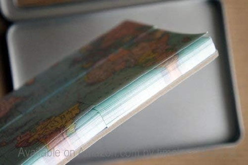 Cavallini Sticky Notes: Vintage Map