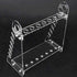 Pipette Rack, Organic Glass Trapezoid Holder, 1.5cm Hole Diameter for Experiment