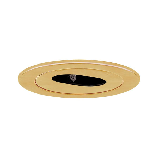 Elco Lighting 4 Low Voltage Adjustable Slot Aperture Trim, MR16, GU10 Halogen,