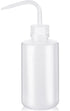 Valchoose Plastic Squeeze Bottle, Leak Proof 250ml | 8.5oz White Wash Bottle for Chemical, LDPE, Narrow Mouth Scale