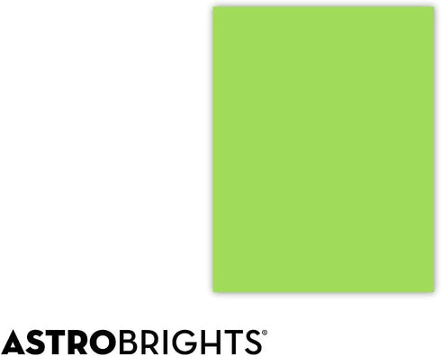 Neenah Astrobrights Premium Color Paper, 24 lb, 500 Sheets, 8.5 x 11 Inches, Martian Green (WAU21801)