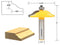 2-1/4-Inch 1/2-Inch 12132 YONICO Raised Panel Cabinet Door Router Bits Diameter Ogee Shank