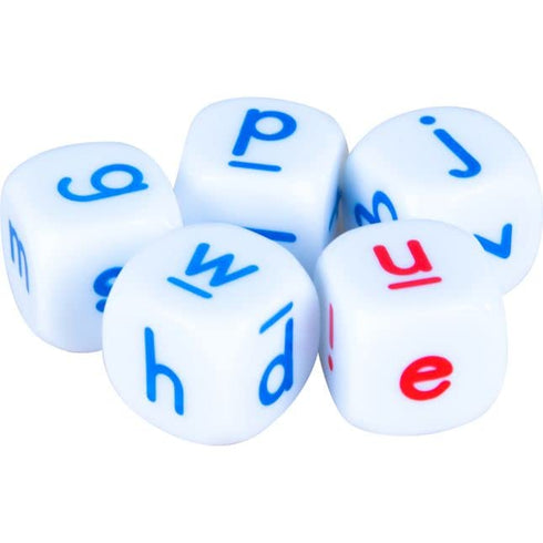5 Really Good Stuff Lowercase Letter Dice - dice