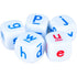 5 Really Good Stuff Lowercase Letter Dice - dice