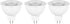 Ecosmart 35W Equivalent Bright White MR16 GU5.3 Dimmable LED Light Bulb, 3-Pack