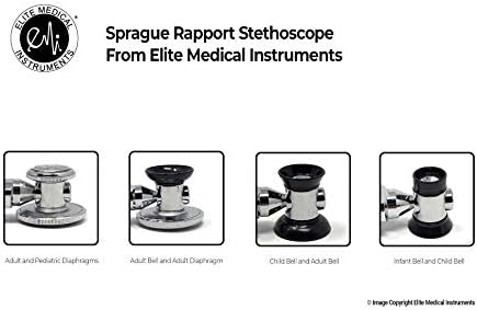 EMI PURPLE Sprague Rappaport Dual Head Stethoscope for Medical Professionals