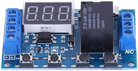 DC 6-30V Digital LED Relay Board, Cycle Timing Circuit Switch Timer Delay Trigger Module, Micro USB 5V