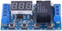 DC 6-30V Digital LED Relay Board, Cycle Timing Circuit Switch Timer Delay Trigger Module, Micro USB 5V