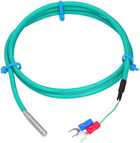 5x30mm K Type Green Thermocouple Waterproof Temperature Probes & Sensors with Soft Cable