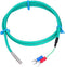 5x30mm K Type Green Thermocouple Waterproof Temperature Probes & Sensors with Soft Cable