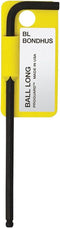 Bondhus " 15709 5/32"" Ball End Tip Hex Key L-Wrench w/ProGuard Finish, Long