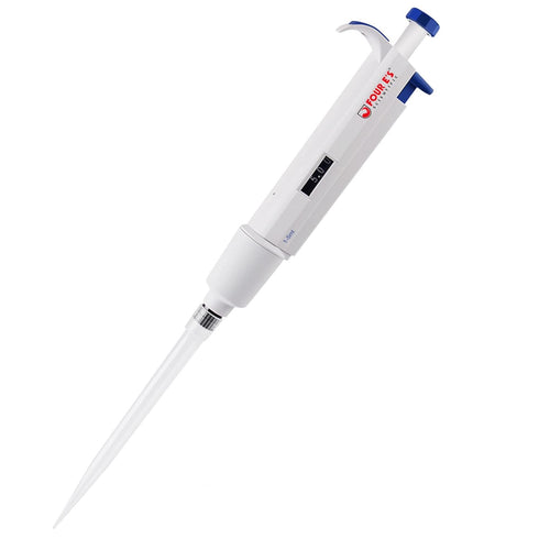 FOUR E'S SCIENTIFIC High-Accurate Single-Channel Manual Adjustable Variable Volume Pipettes, 1-5ml