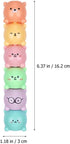MAGICLULU Petals Highlighters Set, Bear Shape Watercolor Highlighter Pens for Office Stationery Supplies
