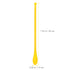 SOLUSTRE 50Pcs Micro Scoops Plastic Laboratory Mini Measuring Spoons Long Handle for Cosmetic Powder, Random Color