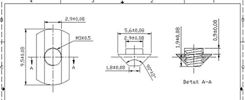 25 Pieces T-Slot Nuts with Screws - MakerBeam 10x10mm Diameter