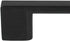 Zopsc 126mm Zinc Alloy Door Handle Pull for Cabinet Door, Wardrobe Furniture, Black