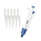 ULAB Single Channel Pipettor with 250pcs of 5000µl Pipette Tips, 1pc Adjustable Volume Micro Pipette, ULH1022