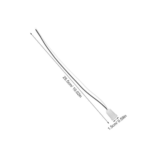 5Pcs E12 Bulb OSALADI Screw Light Socket with Cord - White Holder Base for Hanging Pendant Lamps Indoor Office