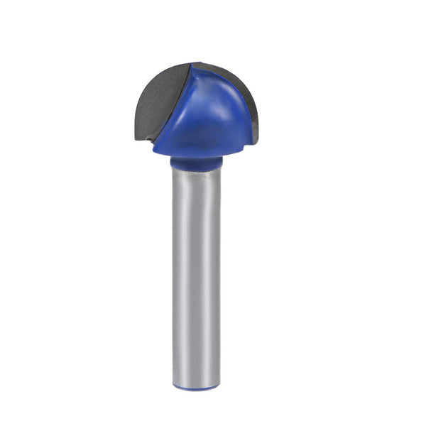 uxcell Router Bit 1/4" Shank, 5/8" Cutting Dia. Core Box, 2 Flutes Carbide for Woodworking