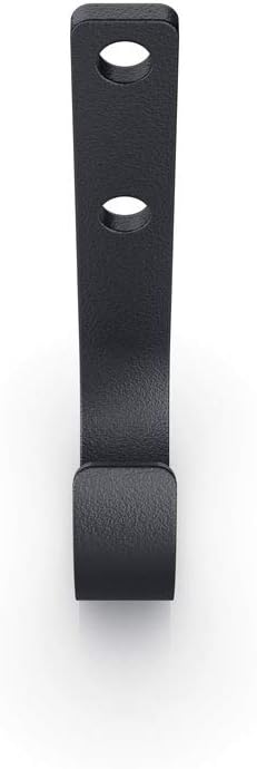 Ozco Building Products 57708 Towel Hook, Black, 2 per Pack