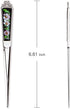 Envelope Opener Cutter Knife: 168mm Decorative Letter Opener for Envelopes, Rustproof Iron, Anti-Fingerprint (Rose of