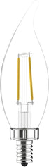 Bulbs, 40W, Bulbs, (2 Pack) GE Refresh LED Light Daylight Candle Lights, Clear Decorative Small Base