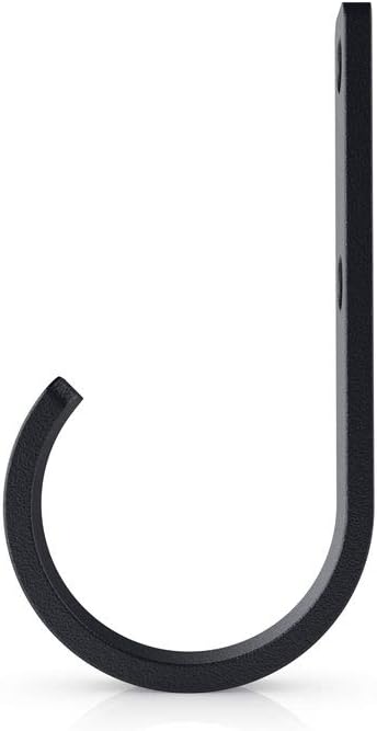 Ozco Building Products 57708 Towel Hook, Black, 2 per Pack