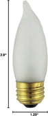 25EFF 130V, 25W, B10 Norman Lamps - Volts: Watts: Type: Chandelier
