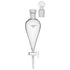 Borosilicate Glass 250ml Conical Separatory Funnel with PTFE Stopcock