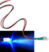 MarineLED 2X Bulb 5-12V 5mm Blue LED Light Single Pre-Wired Light Bright Round Top Clear