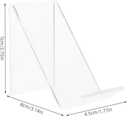 6pcs Alipis Shoe Rack for Boys and Girls Acrylic Stand Display Stand for Sandals Sneakers Retail Shop Use