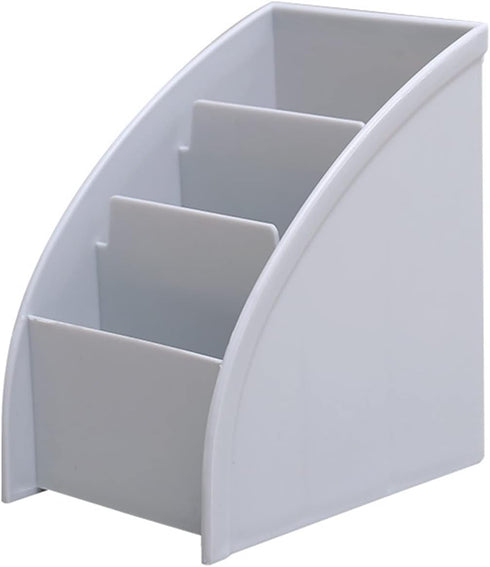 Desk Organizer Trapezoid Creative Tabletop Holder for Remote Control, Study Office Living Room Dresser