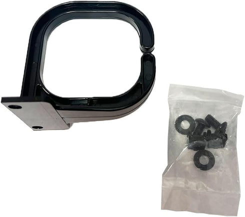 Quest Manufacturing Vertical D-Ring Cable Manager, 34 Cables, 1 Unit, Black
