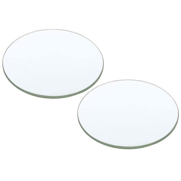 PATIKIL 12" (300mm) Focal Length Double Convex Lens, 2 Pack, 100mm Diameter, 11mm Height, Clear Glass Lens