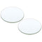 PATIKIL 12" (300mm) Focal Length Double Convex Lens, 2 Pack, 100mm Diameter, 11mm Height, Clear Glass Lens