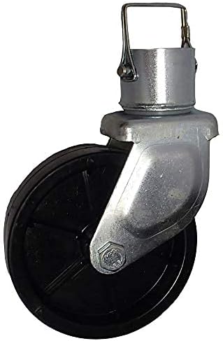 Reese Pro Series 1400750340 6" Caster, Silver & Black