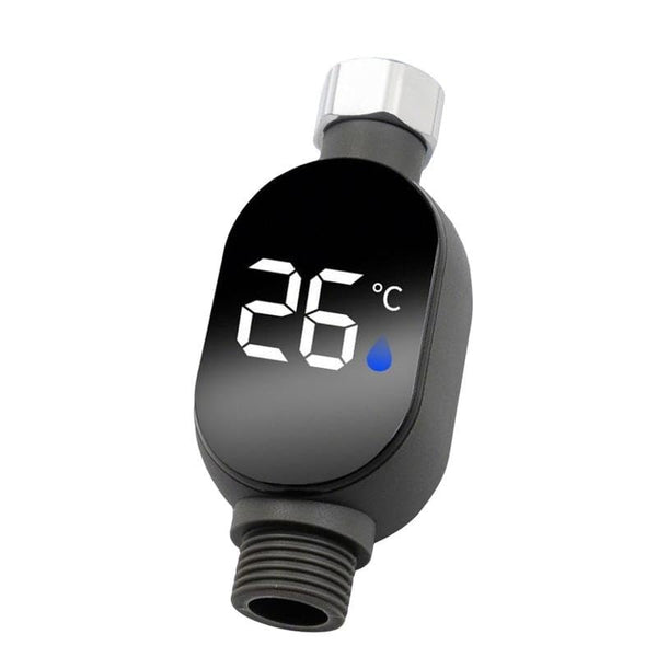 Generic Shower Thermometer - with LED Display, Instant-Read Thermometer, Smart Water Heat Meter,