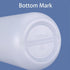60ml/5 Pcs HDPE Narrow Mouth Round Container, Leak Proof Plastic Lab Chemical Reagent Bottles