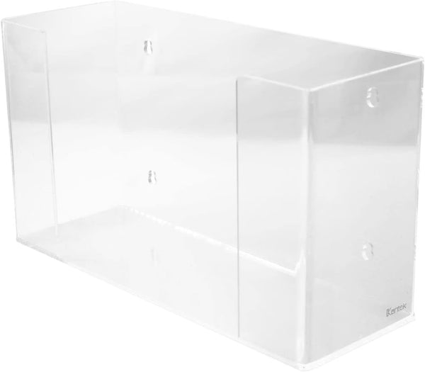 Kantek Counter or Wall Mounted Acrylic Paper Towel Dispenser Holder, Fits C-Fold