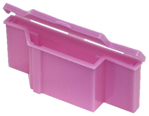 Caplugs 2403800P30E1 Evergreen 240-3800-P30 Slide-Sette Savers, Polypropylene Pink, Pack of 100