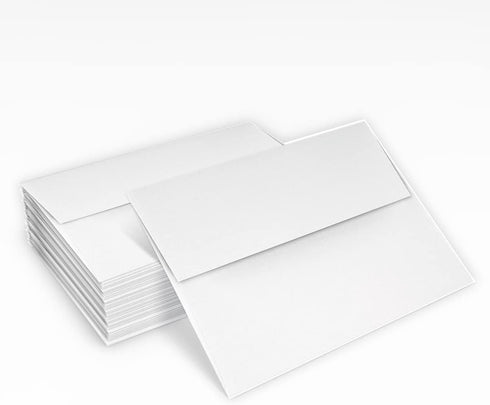 LUXPaper A2 Classic Linen Invitation Envelopes | Solar White | 4 3/8" x 5 3/4" | 70lb. Text | 50 Qty