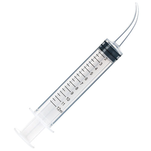 Globe Scientific 159014 Transfer Syringe, 12mL Capacity, Printed Graduations, Pack of 50