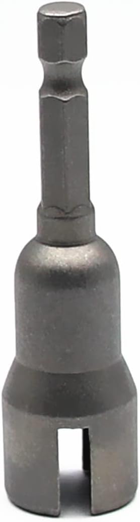 1PCS Power Wing Nut Driver, 1/4 Inch Hex Shank Slot Wing Nut Drill Bit Socket Wrenches Tool for Panel Nuts